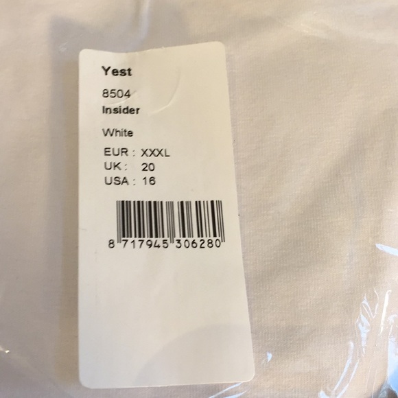 Yest Insider 8504 Stretch White Capris Leggings Pants Size 16 - Picture 9 of 12